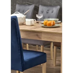 SEWERYN Spisebord med udtræk, håndværkseg