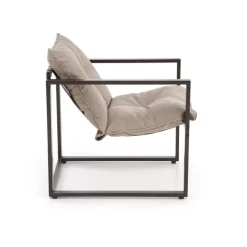 SHARK havemøbel sæt (sofa + 2 stole + kaffeborde), mørkeBrun / Cappuccino