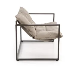 SHARK havemøbel sæt (sofa + 2 stole + kaffeborde), mørkeBrun / Cappuccino