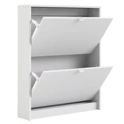 Shoes Skoskab 2 klaplåger m. 1 rum - Hvid