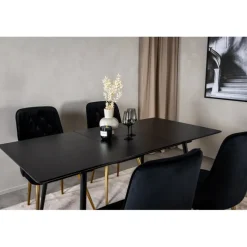 Silar e Spisebordssæt - Sort og Natur