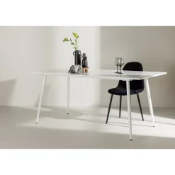Silar Spisebord - Hvid