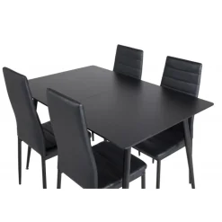 Silar Spisebordssæt - Sort