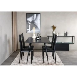 Silar Spisebordssæt - Sort
