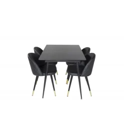 Silar Spisebordssæt - Sort