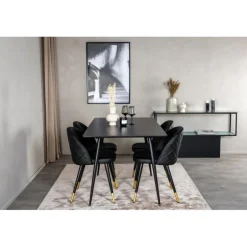Silar Spisebordssæt - Sort