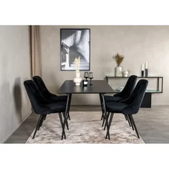 Silar Spisebordssæt - Sort