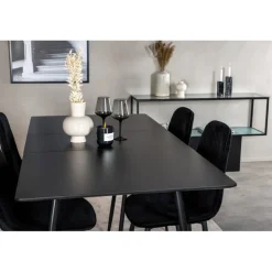 Silar Spisebordssæt - Sort