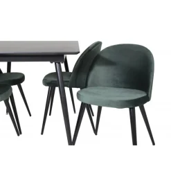 Silar Spisebordssæt - Sort og Grøn