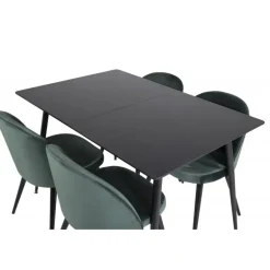 Silar Spisebordssæt - Sort og Grøn