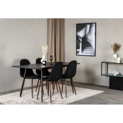 Silar Spisebordssæt - Sort og Natur