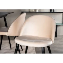 Silar t Spisebordssæt - Beige og Sort