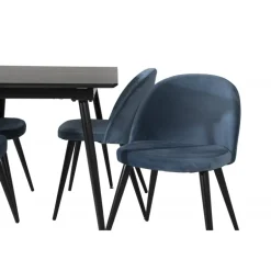 Silar t Spisebordssæt - Sort og Blå