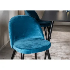 Silar t Spisebordssæt - Sort og Blå