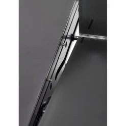 SILVESTRO bord MørkeGrå, ben Sorte