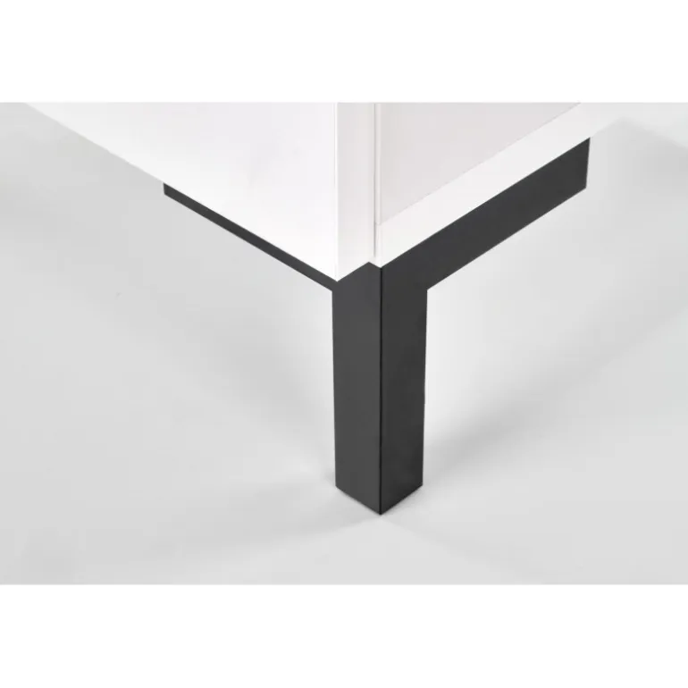 SILVIA natbord, Hvid - Sort