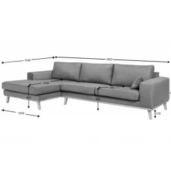 Simone chaiselong venstrevendt