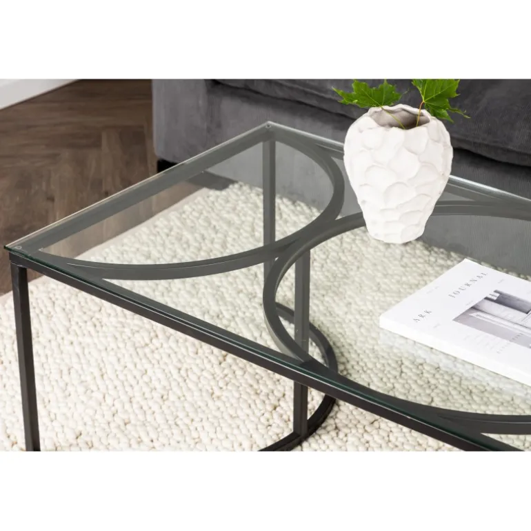 Skanor Bord - Sort og Transparent