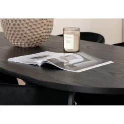 Skate Ovalt spisebordssæt - Sort