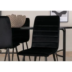 Skate Ovalt spisebordssæt - Sort