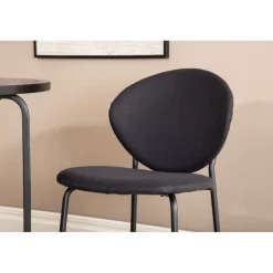 Skate Ovalt spisebordssæt - Sort