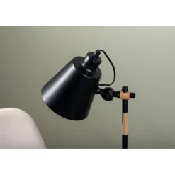 Skott Bordlampe - Sort og Træ
