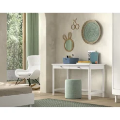 Skrivebord i bøg – Forrest, hvid