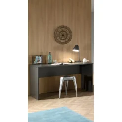 Skrivebord London – antracit, moderne og enkelt