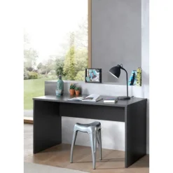 Skrivebord London – antracit, moderne og enkelt
