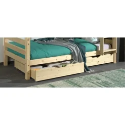 Skuffe til seng – Pino, natur (sæt af 2)