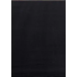 Sky Kortluvet tæppe Ensfarvet - Sort