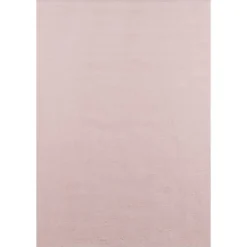 Sky Kortluvet tæppe Ensfarvet - Rosa
