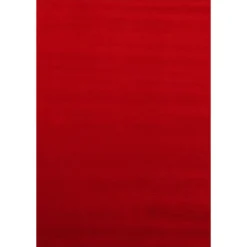 Sky Kortluvet tæppe Ensfarvet - Rød