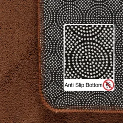 Sky Kortluvet Tæppeløber Ensfarvet - Brun