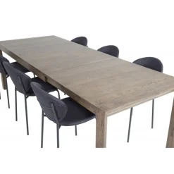 Slider t Spisebordssæt - Sort og Natur