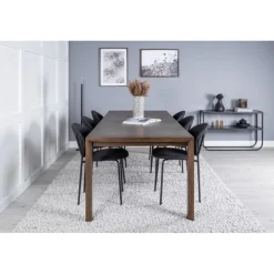 Slider t Spisebordssæt - Sort og Natur