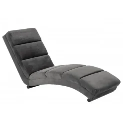 Slinky Boy chaiselong - Mørkegrå Velour