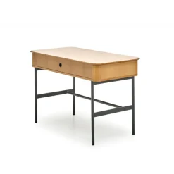 SMART B-1 skrivebord - Naturlig eg - Sort