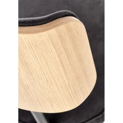 SMART-KR Spisebordsstol - Natur eg/Sort