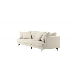 Sofia 3 personers Sofa - Beige Fløjl