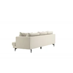 Sofia 3 personers Sofa - Beige Fløjl