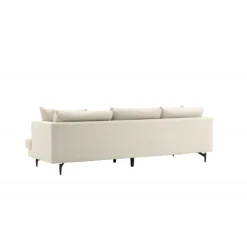 Sofia 3 personers Sofa - Beige Fløjl