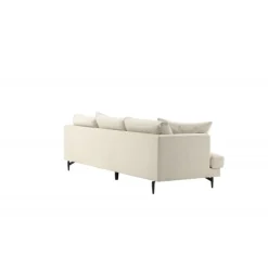 Sofia 3 personers Sofa - Beige Fløjl