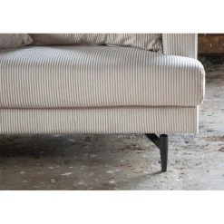 Sofia 3 personers Sofa - Beige Fløjl