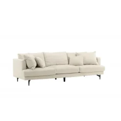 Sofia 3 personers Sofa - Beige Fløjl