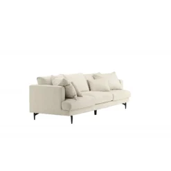 Sofia 3 personers Sofa - Beige Fløjl