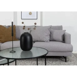 Sofia 3 personers Sofa - Sort og Grå