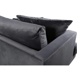 Sofia 3 personers Sofa - Sort og Mørkegrå