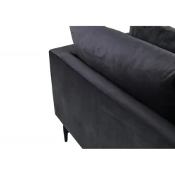 Sofia 3 personers Sofa - Sort og Mørkegrå