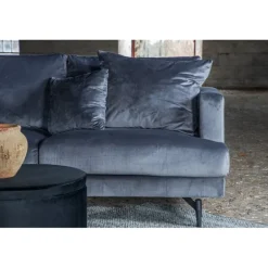 Sofia 3 personers Sofa - Sort og Mørkegrå